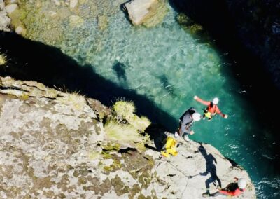 Photo pour illustrer le canyoning