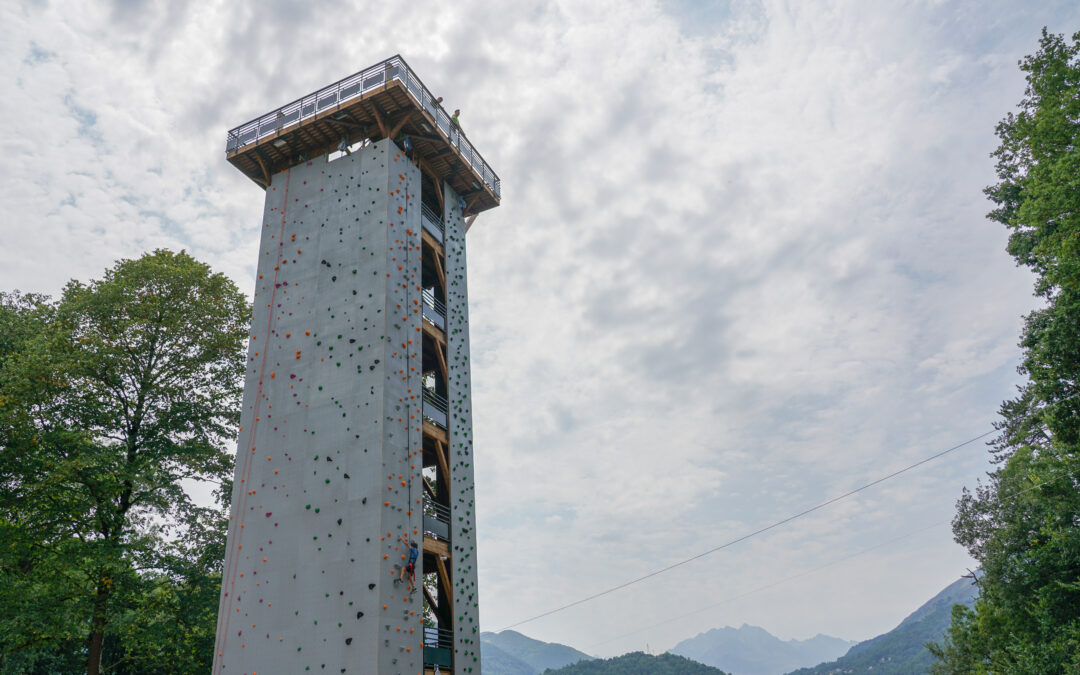 Adventure park in the Pyrenees