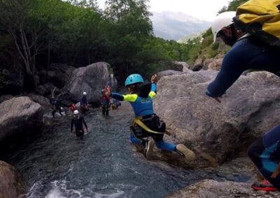 Photo pour illustrer le canyoning