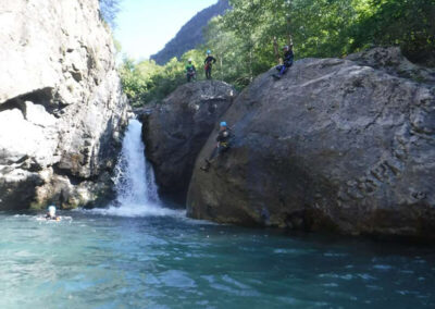 Photo pour illustrer le canyoning
